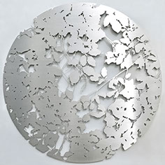 stainless steel, wall sculpture, Ian Turnock,