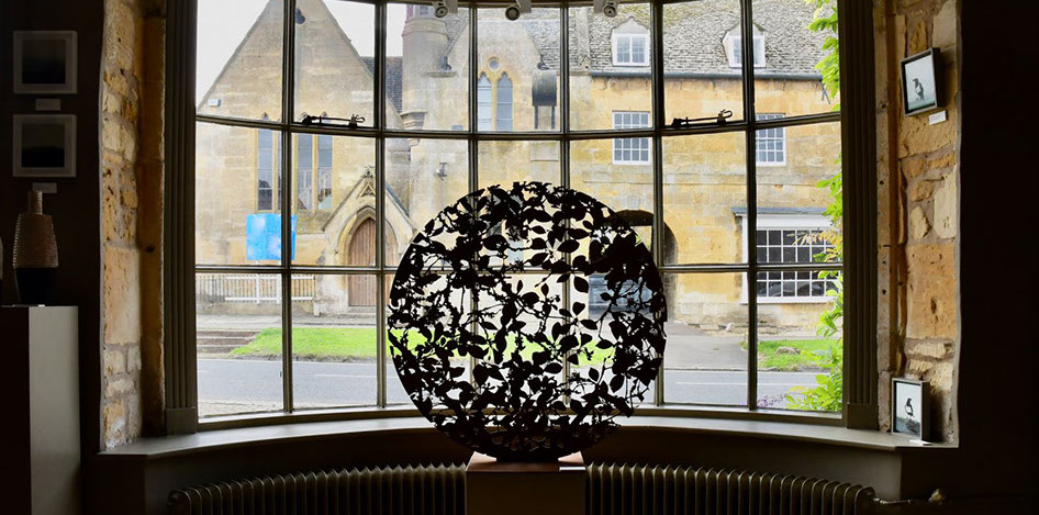 sculpture,garden,lasercut,steel,copper,inspired by trees,Ian Turnock,